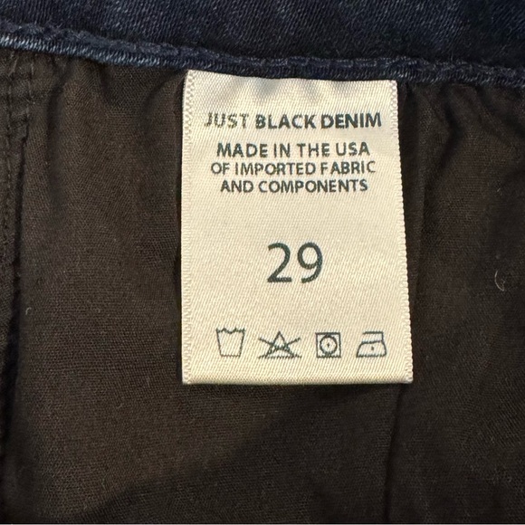 NWT Just Black Bestfriend’s Skinny Jeans Dark Denim Size 29 - Picture 11 of 12